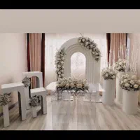 گل آرایی و دیزاین جایگاه بله برون ،عقد  و...|خدمات پذیرایی، مراسم|فردیس, نیروگاه برق|دیوار