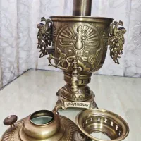 سماور برنجی هخامنشی|کلکسیون اشیاء عتیقه|باقرشهر, |دیوار