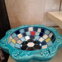 حوض ماهی سفالی زیبا