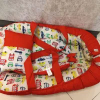 تشک نوزاد گارد دار ست کامل رنگ شاد