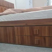 تخت ۲ نفر چوبی مدل اسکار|تخت و سرویس خواب|اهواز, کوی پیروزی|دیوار