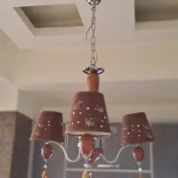 ۲ عدد لوستر فانتزی ۳ شاخه