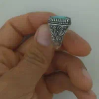 انگشتر نقره فیروزه نیشابور ( اصل )