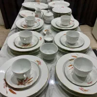 سرویس چینی شش نفره بلغارستانی برند PORZELLAN
