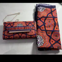 ست کیف و روسری مجلسی شیک