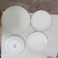 سرویس چینی سفید و گل طلا فله ای|ظروف سرو و پذیرایی|مشهد, نوید|دیوار