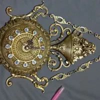 ساعت دیواری برنجی قدیمی