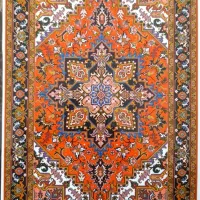 فرش دستبافت ۹ متری هریس اصل تازه و ضخیم فروش فوری