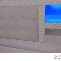 تخت دونفره چراغ دار