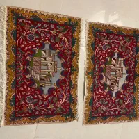 یک جفت فرش پشتی قدیمی تبریز