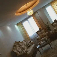 مبلمان استیل مبل راحتی مبل کلاسیک ورق طلا تمام چوب