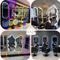 آینه بک لایت ،فیتینگ، سندبلاست (فروشگاه طنین بانو)|آینه|رشت, حومه رشت|دیوار