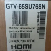 تلویزیون برند جی پلاس۳ روز خریدمش(65 اینچultra4k)