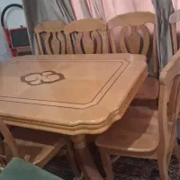 میز نهار خوری تمام چوب