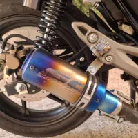 اگزوز موتورسیکلت SC قهرمانی (سایلنسر دار)|قطعات یدکی و لوازم جانبی|اصفهان, چرخاب|دیوار
