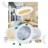 پنکه چراغ دار سقفی LED 3 سه‌حالته ریموت و تایمردار|پنکه و تصفیه‌کنندهٔ هوا|تهران, شیخ هادی|دیوار