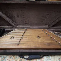 سنتور منوچهر فدایی (در حد نو) با کیف و مضراب|سازهای سنتی|رشت, کاکتوس|دیوار