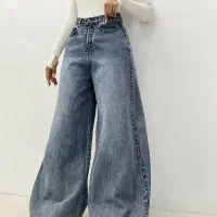 شلوار جین فول بگ قیمت تولید|لباس|میانه, |دیوار