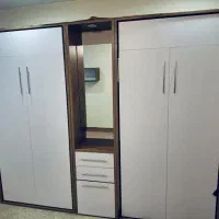سرویس تاشو کم جا چوب