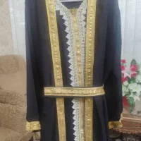مانتو عبایی 3تیکه در حد نو