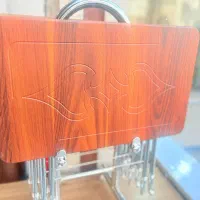 عسلی تاشو پایه استیل سایز بزرگ|مبلمان خانگی و میز عسلی|اهواز, نادری|دیوار