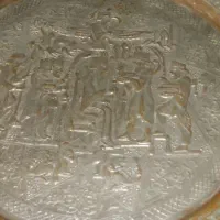 چهل تاس.دیوار کوب مسی.هخامتشی.عتیقه