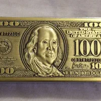 فندک مگنتی طرح دلار (جنس فلز) نو