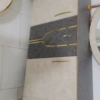 آیینه و کنسول به همراه میز تلوزیون|بوفه، ویترین، کنسول|تهران, علیآباد|دیوار
