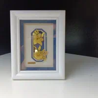 تابلو طلا طبیعت گلگون زرسام