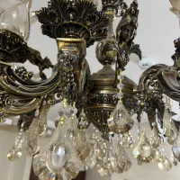 لوستر برنزی طرح فرشته