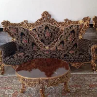 مبل سلطنتی 11نفره|مبلمان خانگی و میز عسلی|کرمانشاه, |دیوار