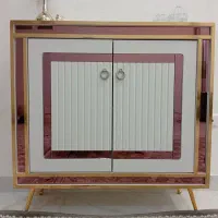 کنسول و ساعت شیک و تمیز در حد نو