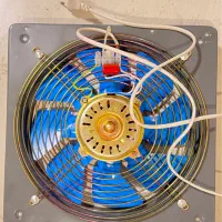 هواکش ۲۵ سانت فلزی دمنده، دور بالا|پنکه و تصفیهکنندهٔ هوا|شیراز, گلشن|دیوار