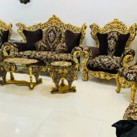 مبلمان ۹ نفره و نهار خوری ۸ نفره