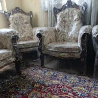 مبل سلطنتی نو معاوضه هم انجام میشود با مبل راحتی|مبلمان خانگی و میز عسلی|کرج, کمال‌شهر|دیوار