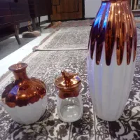 دکوری . گلدون . گل مصنوعی . گل توی شیشه