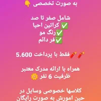 آموزش تخصصی  خدمات آرایشگری شنیون.میکاپ و رنگ لایت|خدمات آرایشگری و زیبایی|نجف‌آباد, یزدانشهر|دیوار