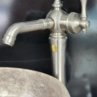 شیر روشویی پایه بلند مارون کروم مات|مصالح و تجهیزات ساختمان|رشت, پارک شهر|دیوار