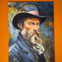 تابلو نقاشی ( کالیگرافی/ رنگ روغن )