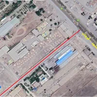 زمین 1525متری خوش قواره روبروی کارخانه پگاه