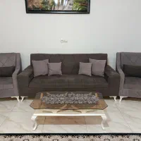 مبل راحتی 7نفره به همراه ست رومیزی رایگان