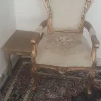 مبل سلطنتی چوب گردو ۹ نفره جنس خوب|مبلمان خانگی و میز عسلی|تایباد, |دیوار