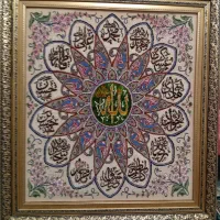 تابلو فرش دست بافت ابریشم