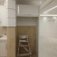 کابینت بدنه MDF درب هایگلاس (صفر) با صفحه کورین|مصالح و تجهیزات ساختمان|رشت, کاکتوس|دیوار