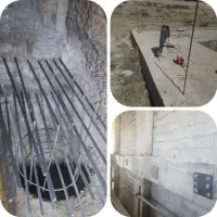 کاشت بولت میلگرد رول بلت کر گیری تقویت سازه