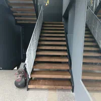 ساخت پله گرد