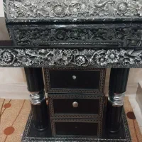 آینه کنسول چوبی بدونه آینه