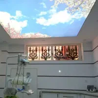 سقف کاذب کشسان .وپی وی سی.لاین نوری