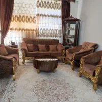 مبل ۷نفره با میز وسط وعسلی|مبلمان خانگی و میز عسلی|گرمسار, |دیوار