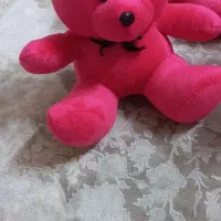 عروسک خرس در ۲ رنگ قرمز و صورتی کاملا نو|اسباببازی|تهران, سبلان (لشگر)|دیوار